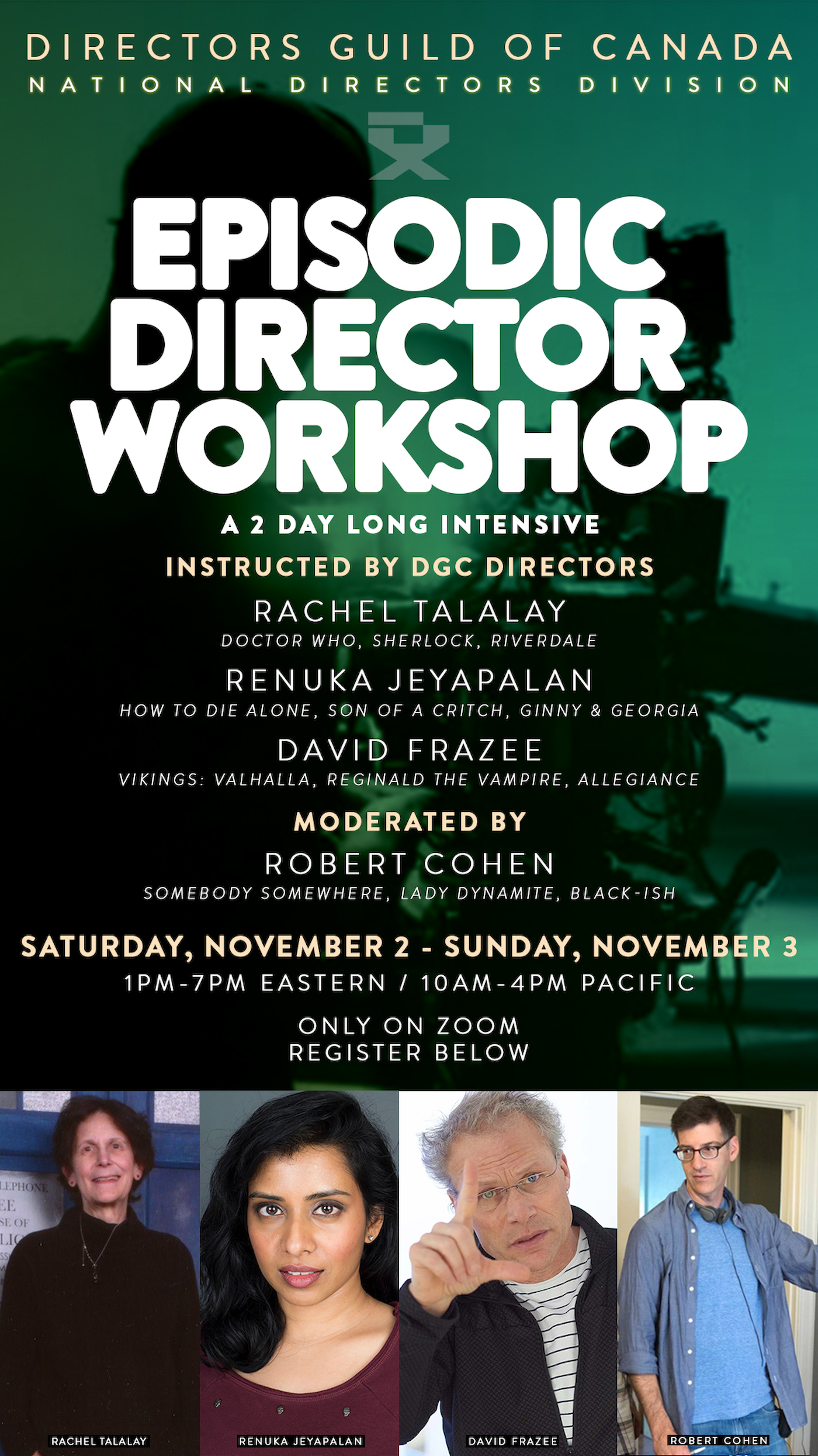 Episodic Director Workshop - Nov 2-3