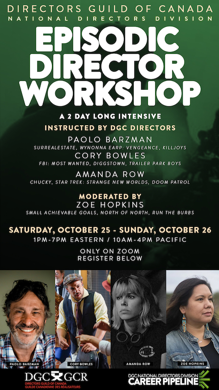 Episodic Director Workshop Oct 25-26 2025