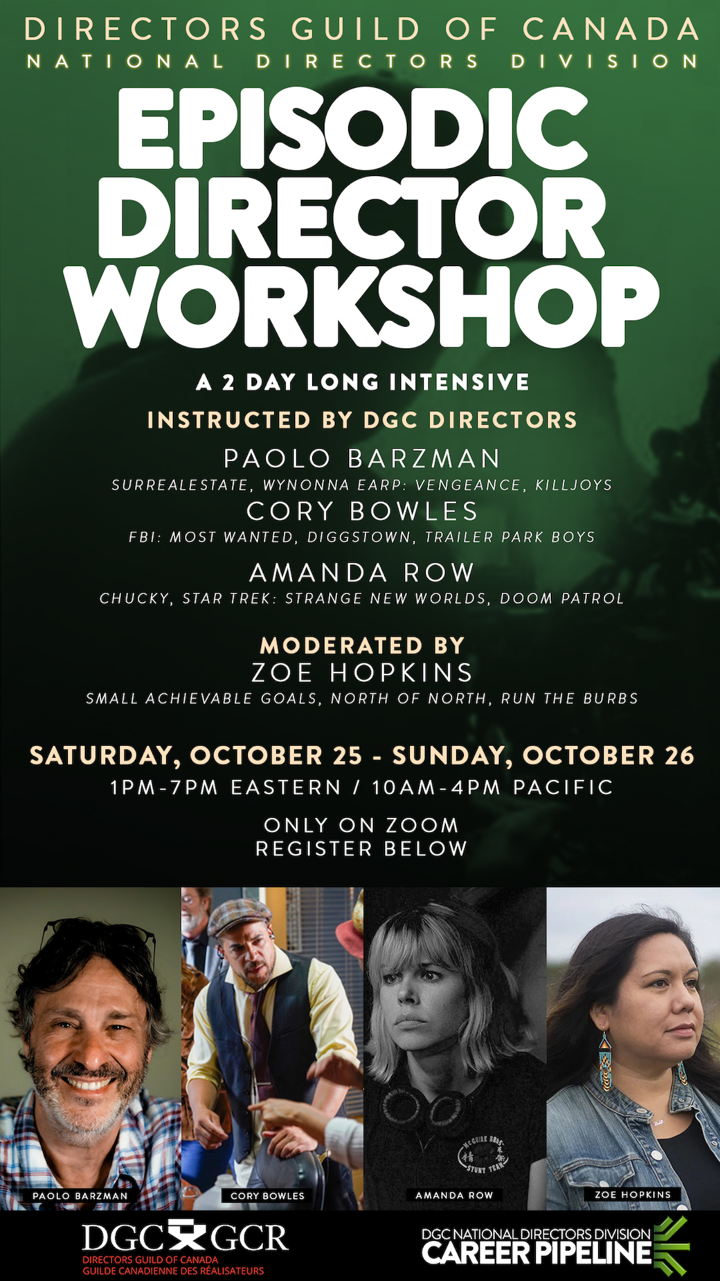 Episodic Director Workshop Oct 25-26 2025